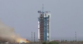 A Chinese Long March 2D rocket launches the Gaofen-9 satellite to Earth orbit on May 31, 2020.