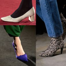 Collage of F/W 26 shoes