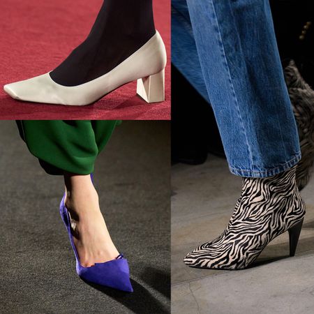Collage of F/W 26 shoes