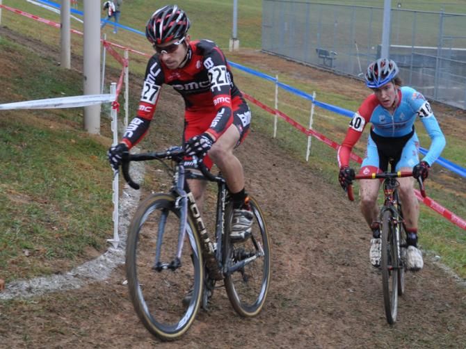 Kerry Werner (BMC U23 Development Team) and Andrew Dillman (Bob's Red Mill)