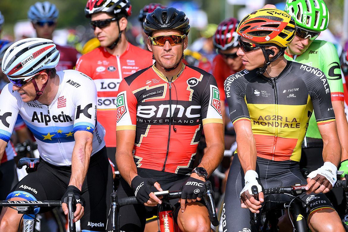 The start line of the Bretagne Classic &ndash; Ouest France