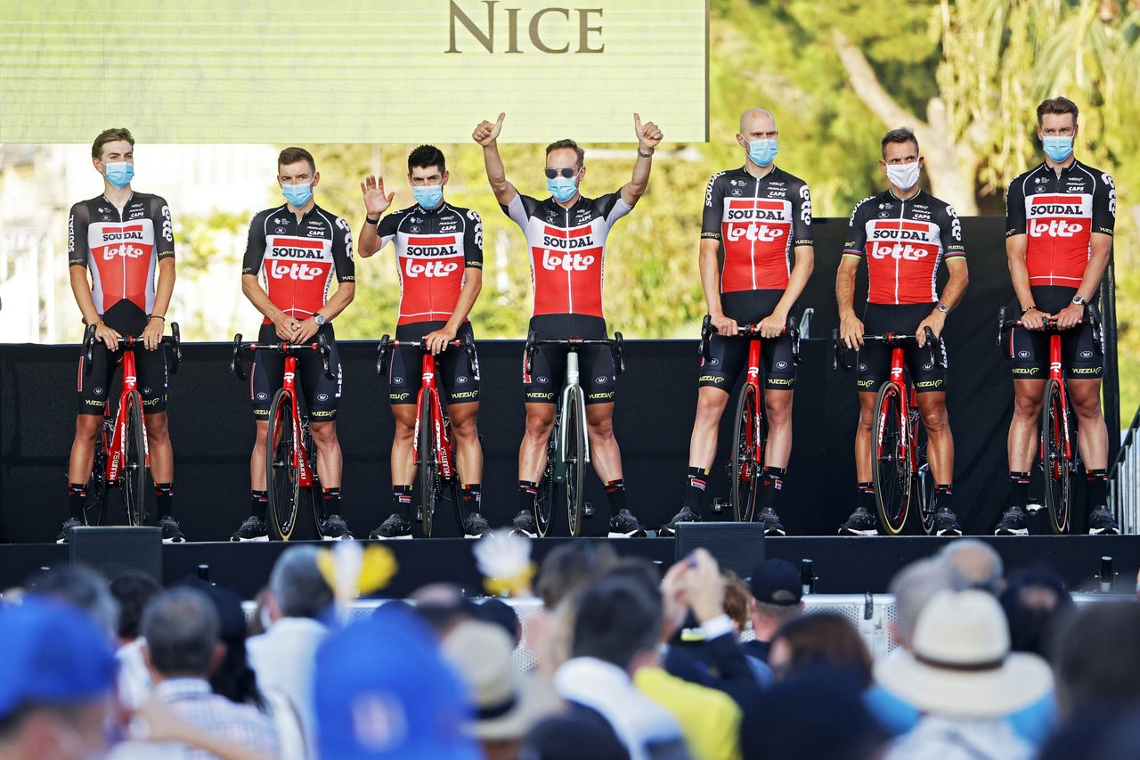 Tour de France 2020 - 107th Edition - Teams Presentation - 27/08/2020 - Lotto Soudal - photo Jan De Meuleneir/PN/BettiniPhoto&Acirc;&copy;2020