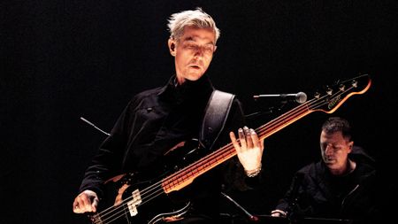 Stu Brooks performing with Nine Inch Nails