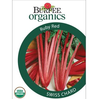Burpee Organic Ruby Red Swiss Chard Vegetable Seed