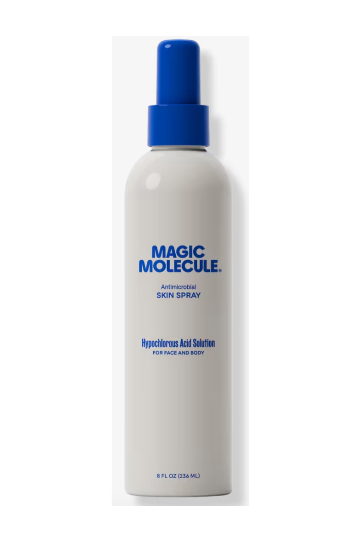 Magic Molecule blue and white bottle