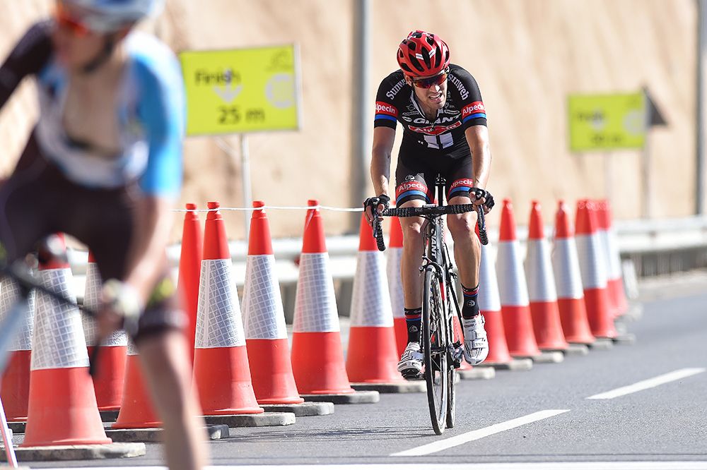 Tom Dumoulin on his way to fourth place
