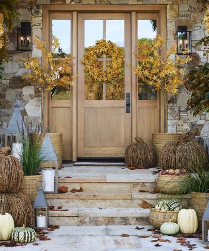 13 spookily stylish Halloween door decor ideas