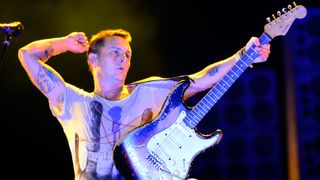 Mike McCready of Pearl Jam performs during Budweiser Made In America Festival Benefiting The United Way - Day 2 at Benjamin Franklin Parkway on September 2, 2012 in Philadelphia, Pennsylvania.