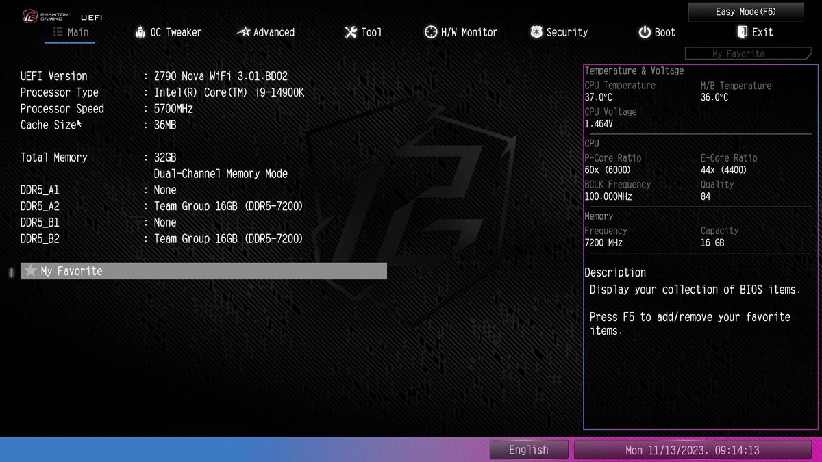 ASRock Z790 Nova