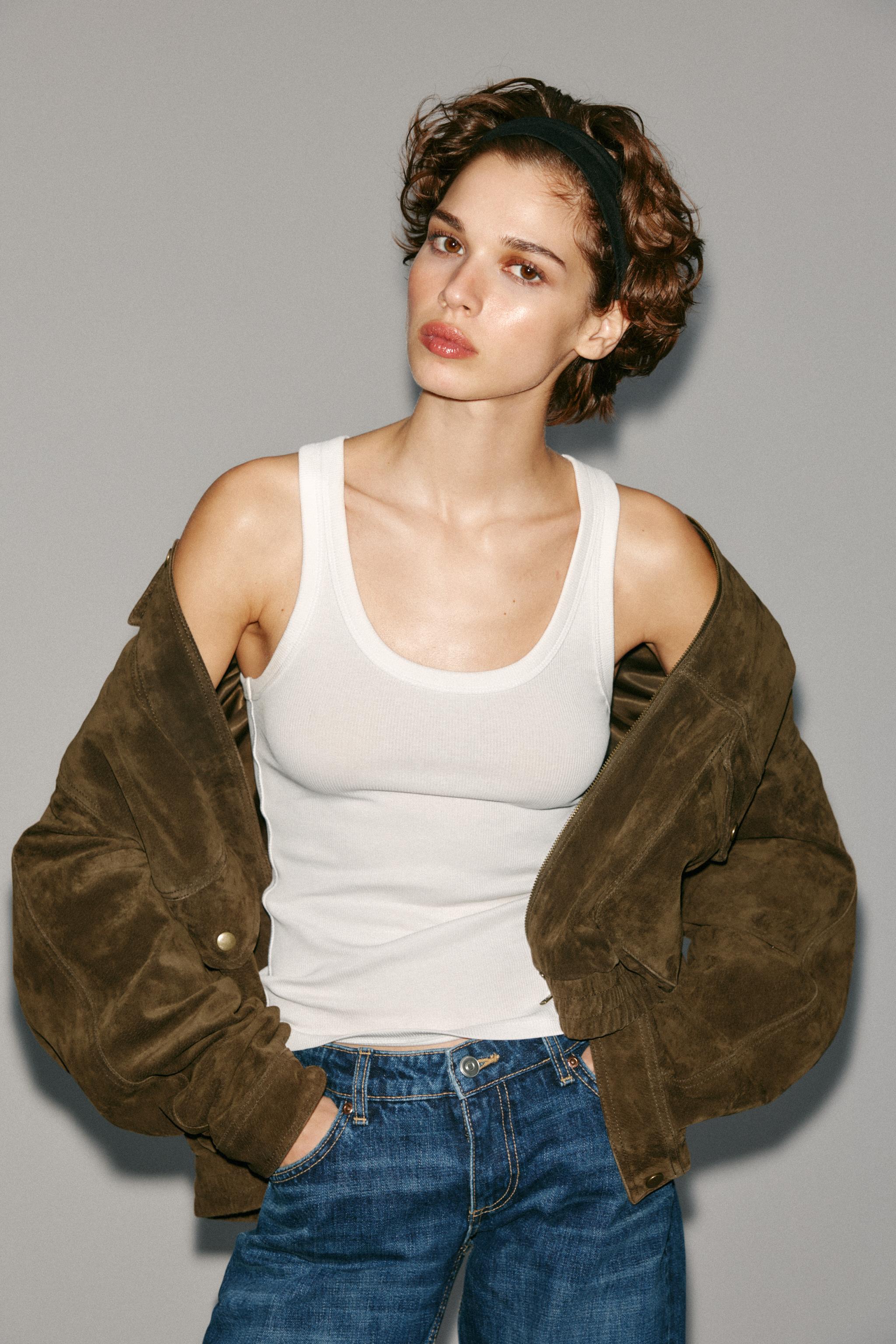 Ribbed Strappy Top