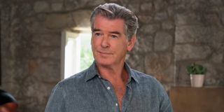 Pierce Brosnan in one of his latest films, Mamma Mia! Here We Go Again. He will be playing King Rowen in Cinderella.