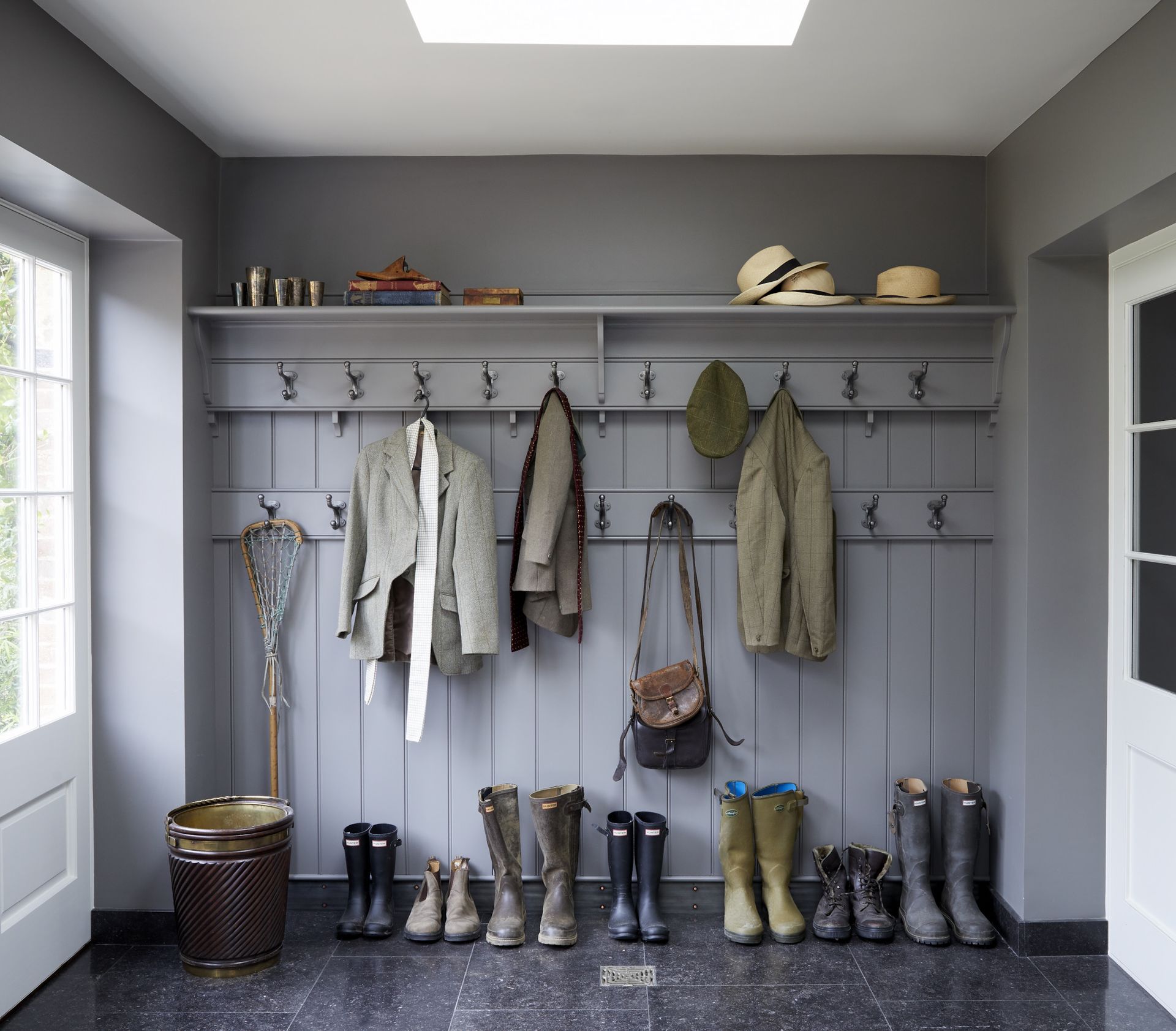 Bespoke joinery in a hallway