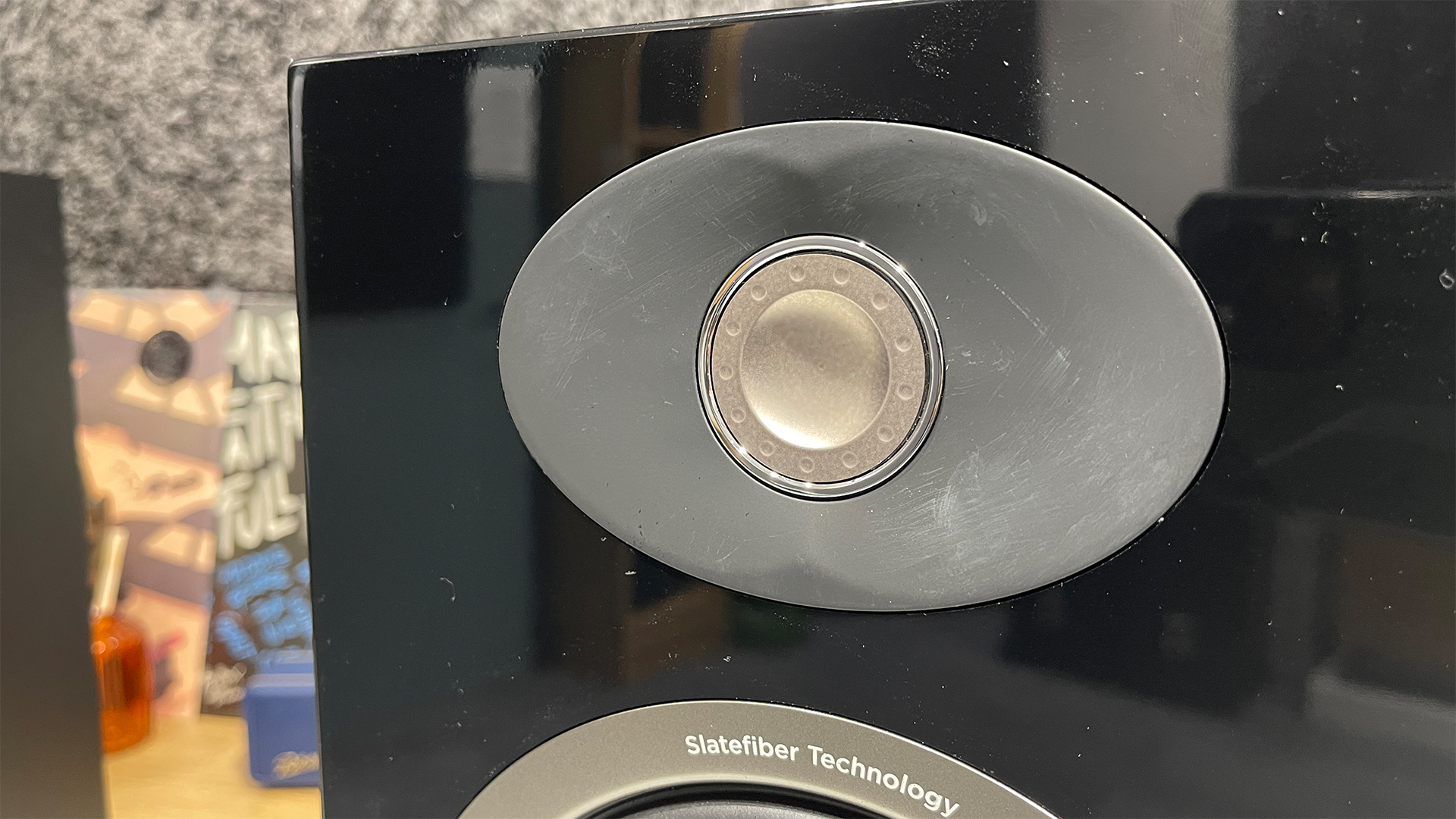 Focal Theva No.1 standmount speakers detail of tweeter