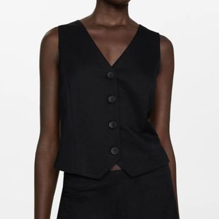 black waistcoat top