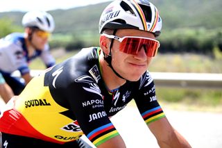 ARINSAL SPAIN AUGUST 28 Remco Evenepoel of Belgium and Team Soudal Quick Step competes during the 78th Tour of Spain 2023 Stage 3 a 1585km stage from Sria to Arinsal 1911m UCIWT on August 28 2023 in Arinsal Andorra Photo by Tim de WaeleGetty Images