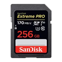 SanDisk 256GB Extreme Pro SDXC UHS-I Card $99.99 Save $54.40 –