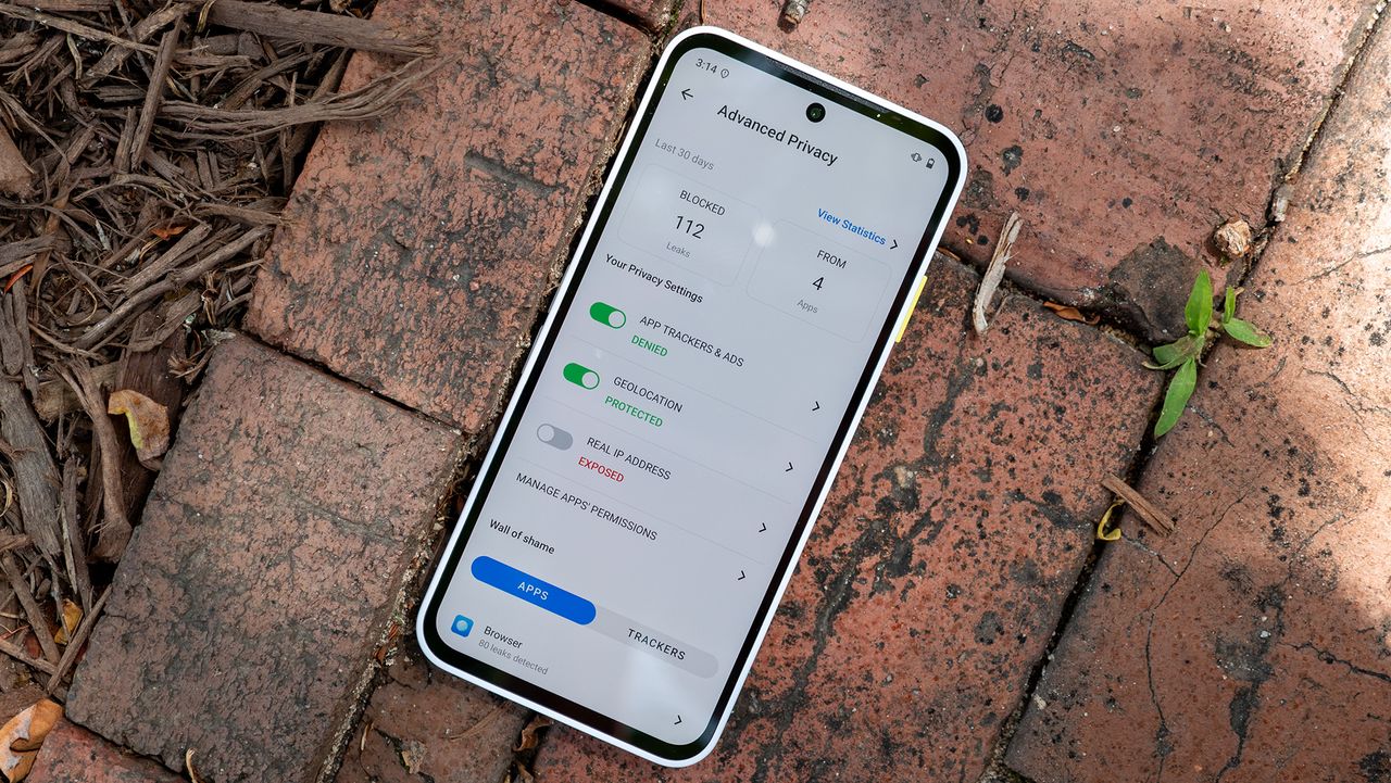 Advanced privacy features on the Fairphone 6's Murena /e/OS