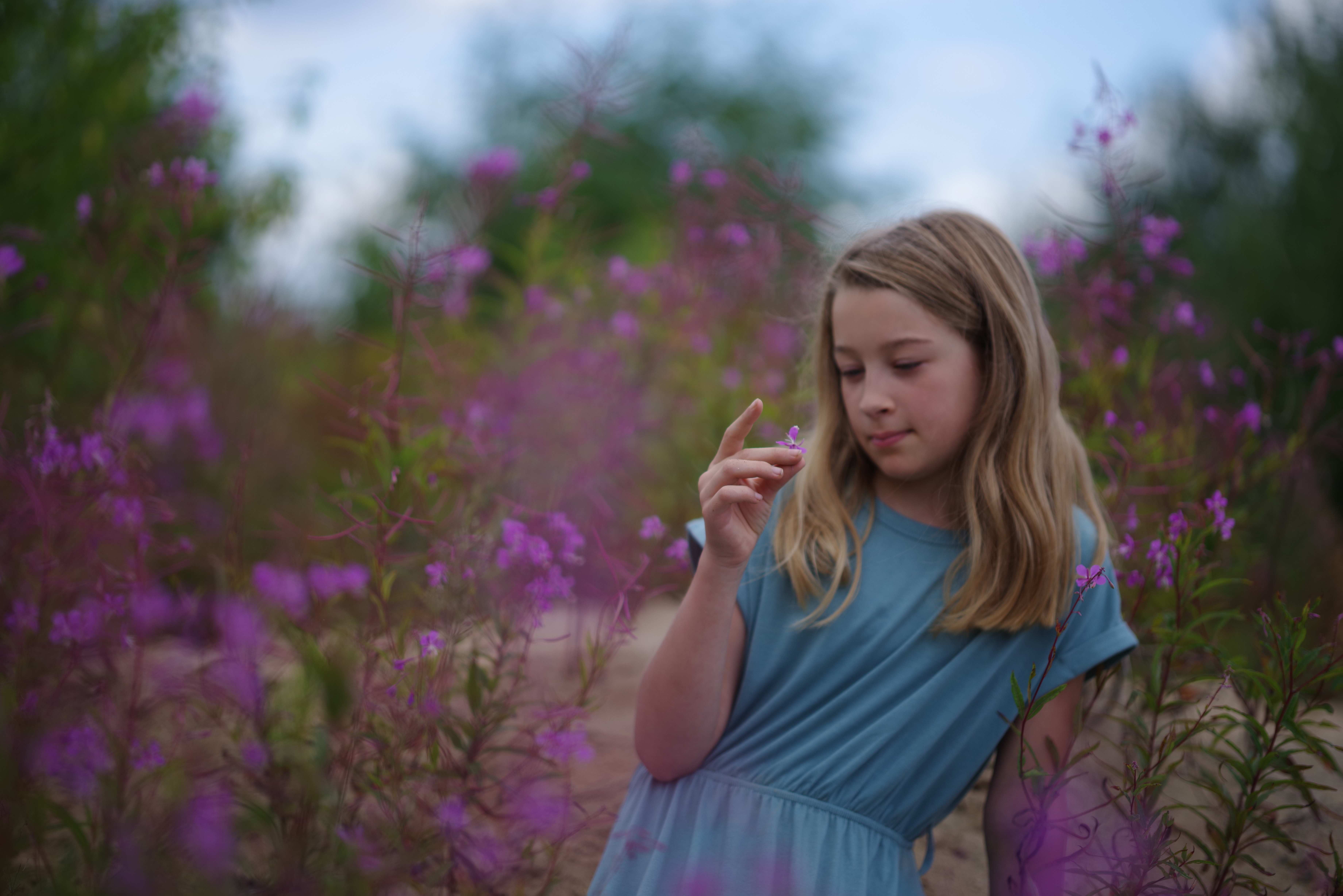 A portrait taken with the Pentax 85mm f/1.4 lens