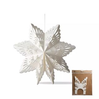 tagltd Snowflake Paper Hanging Decor