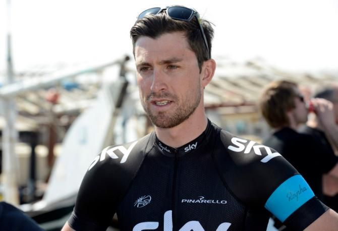 Bernie Eisel (Sky) contemplates the day to come at Tour of Qatar