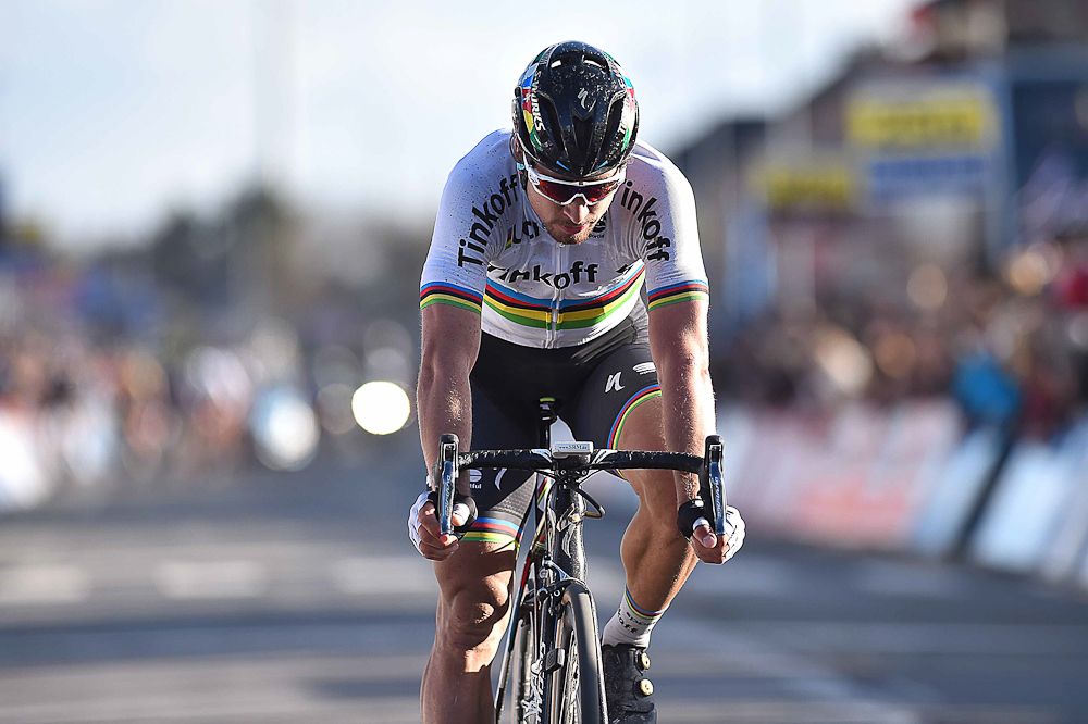 Peter Sagan finished second behind Michal Kwiatkowski in E3 Harelbeke