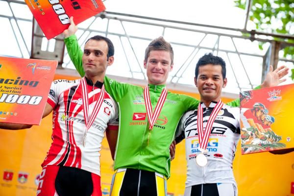 Oscar Pujol (Azad University Cross Team) wins the points classificaton too