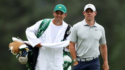 Harry Diamond and Rory McIlroy at The Masters