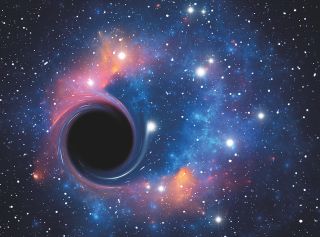 Not everything that falls into a black hole disappears – some matter escapes