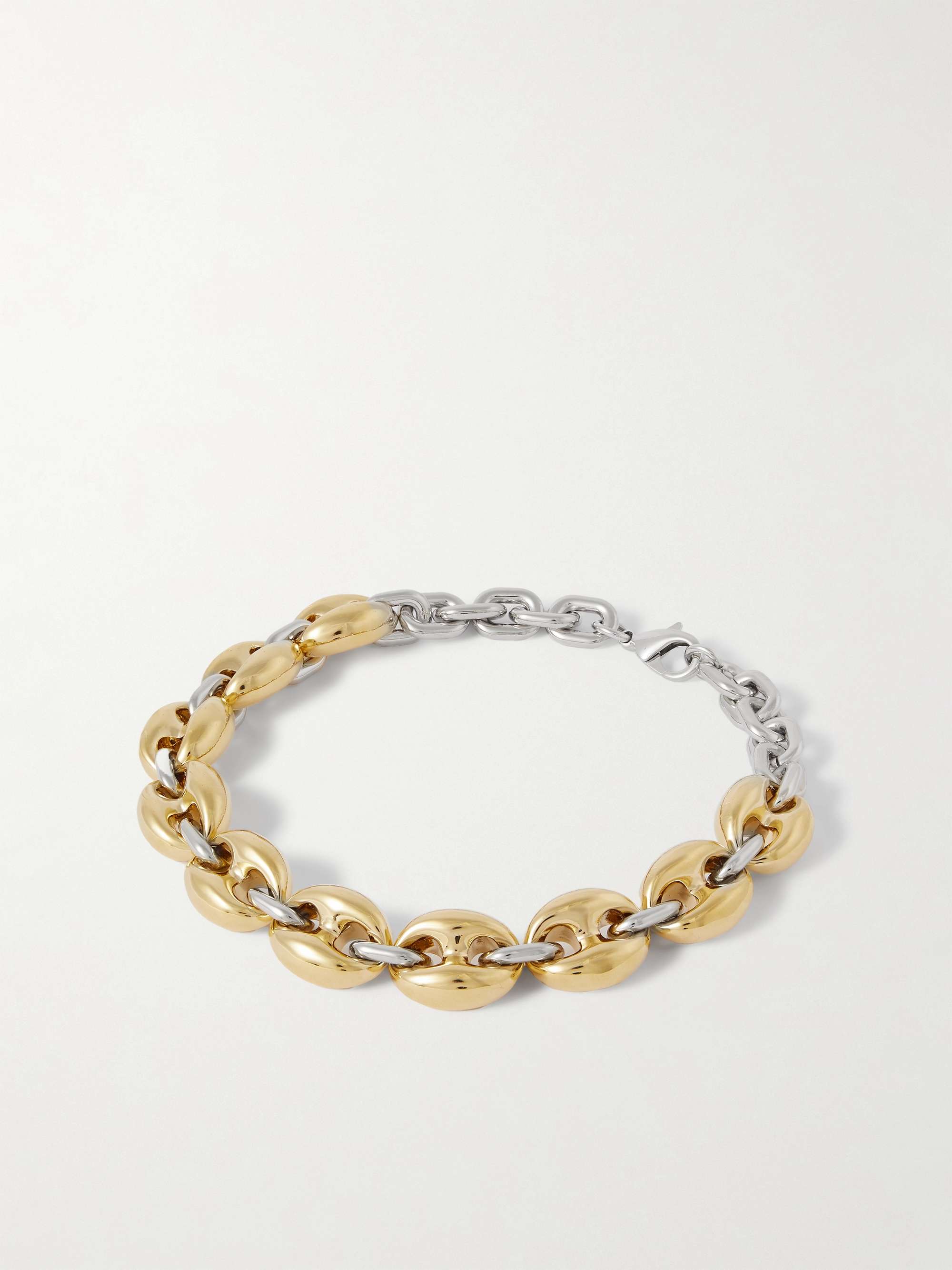X Eight Silver and Gold-Tone Necklace