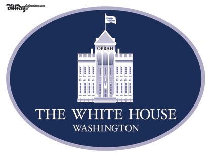 Political cartoon U.S. Oprah 2020 white house weight watchers