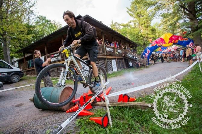 Dax Massey coped ok with all the gears on his bike during stage 8