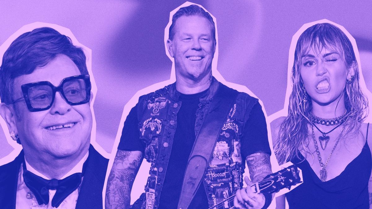 Metallica Miley Elton