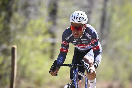Swiss Silvan Dillier of Alpecin-Deceuninck pictured during the reconnaissance of the track of this year's one-day cycling race Paris-Roubaix, around Roubaix, France, Friday 11 April 2025.
BELGA PHOTO JASPER JACOBS (Photo by JASPER JACOBS / BELGA MAG / Belga via AFP)