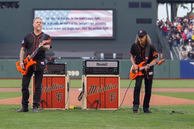 Watch Metallica Perform the National Anthem at Giants Game