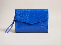 CroceyCroc Detail Debossed Envelope Pouch, (£40) $65 | Ted Baker