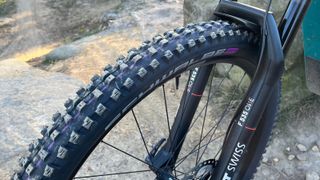 Schwalbe Tacky Chan Super Trail tire on a bike