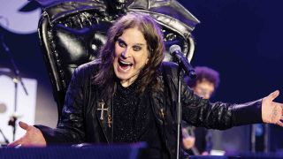 Ozzy Osbourne performing at the Back To The Beginning show in July 2025