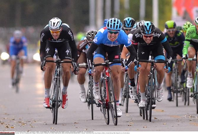 Tyler Farrar (Garmin-Sharp) wins stage 3 of the Tour of Beijing