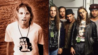 Kurt Cobain and Pearl Jam