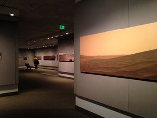 The Martian landscape takes center stage in a new exhibit at the Smithsonian in Washington D.C.
