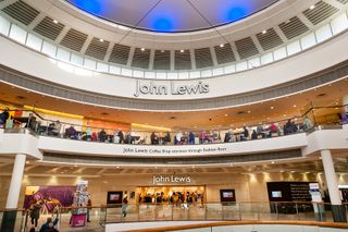 John Lewis store in shopping centre