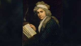 Portrait of Mary Wollstonecraft by John Ople circa 1790-1791.