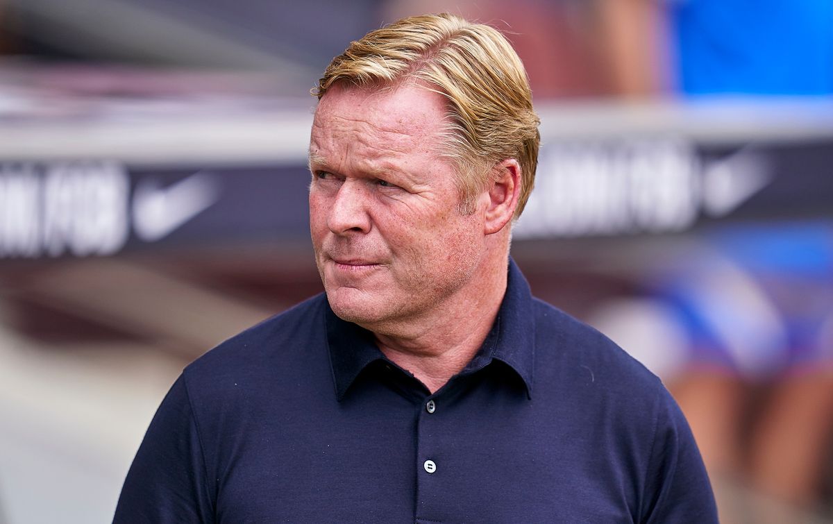 Barcelona head coach Ronald Koeman