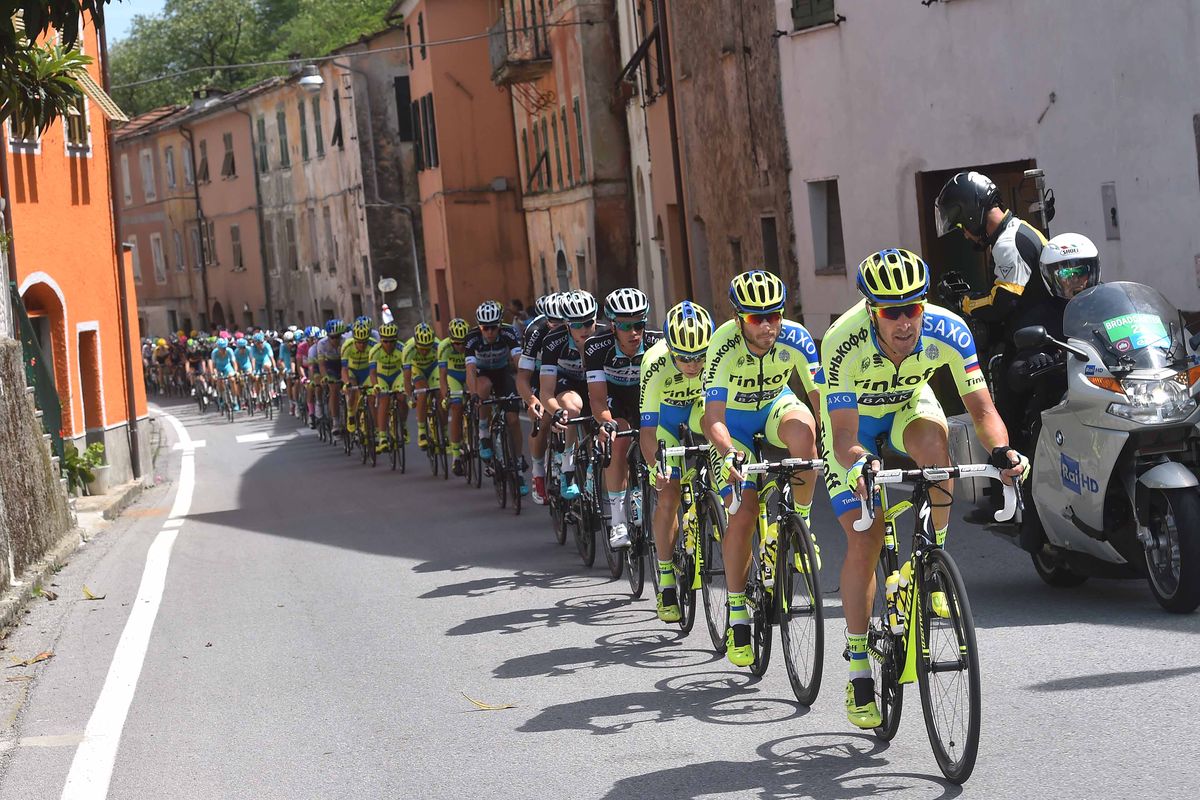 Tinkoff-Saxo spends another day at the front