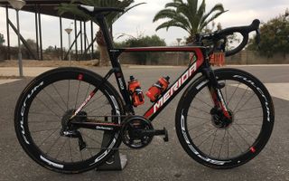 Vincenzo Nibali's Merida Reacto Disc