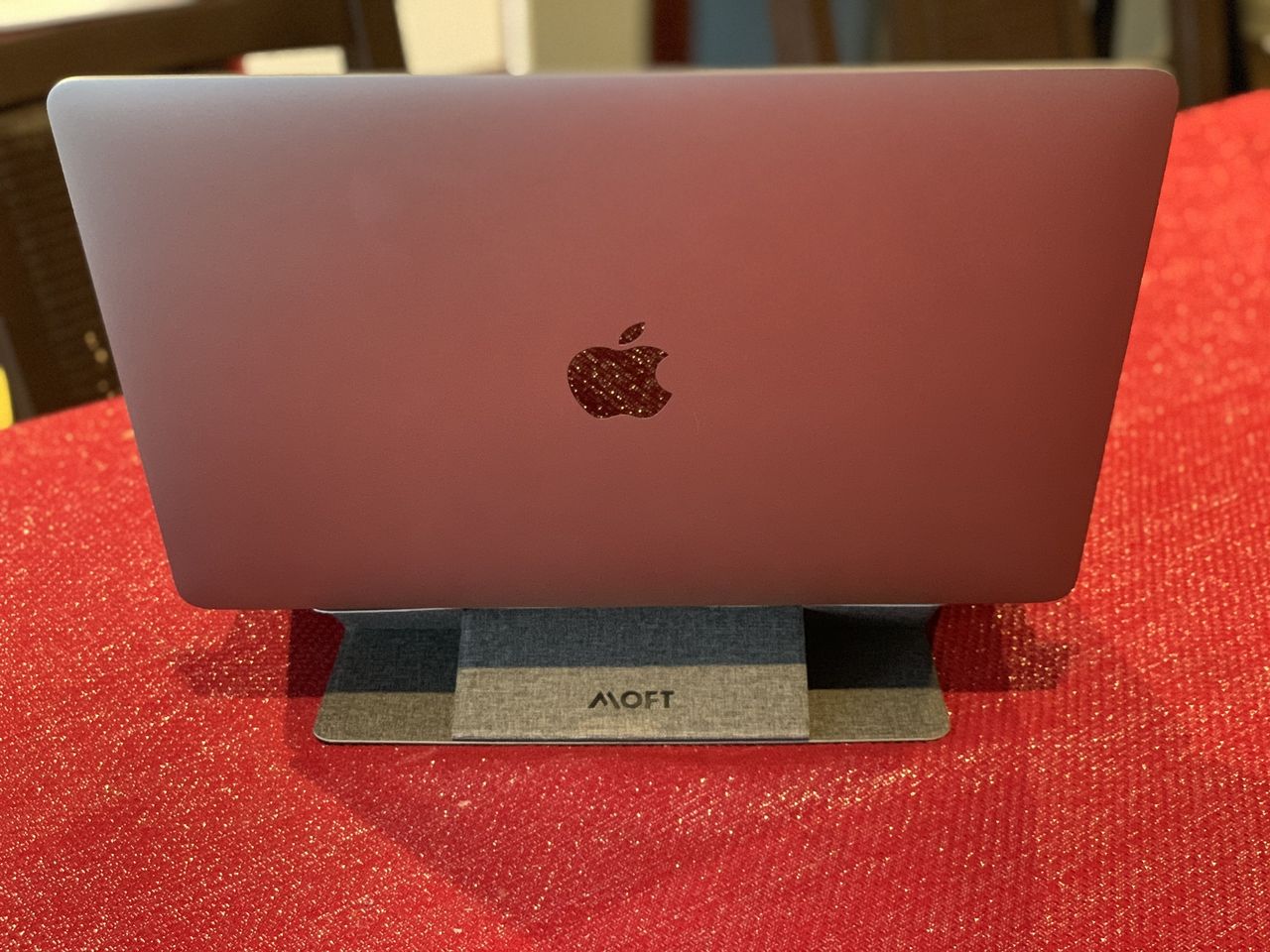 MOFT Invisible Laptop Stand low elevation