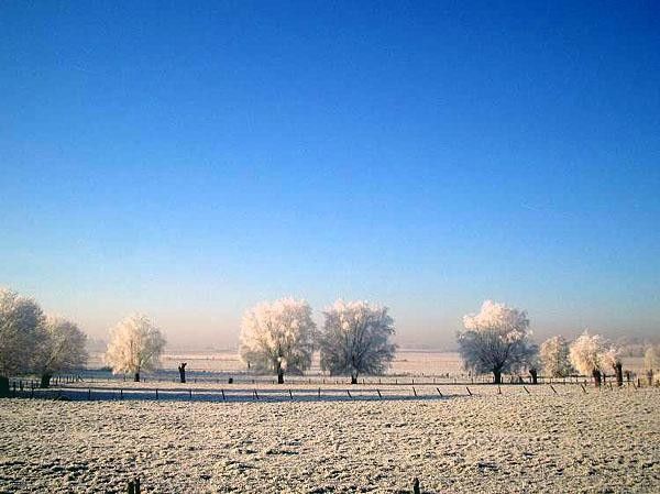 Belgium is a Winter wonderland.