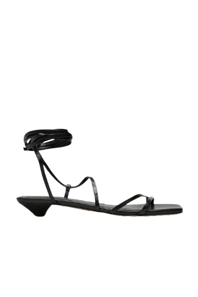 Banana Republic, Italian Leather Strappy Kitten-Heel Sandal
