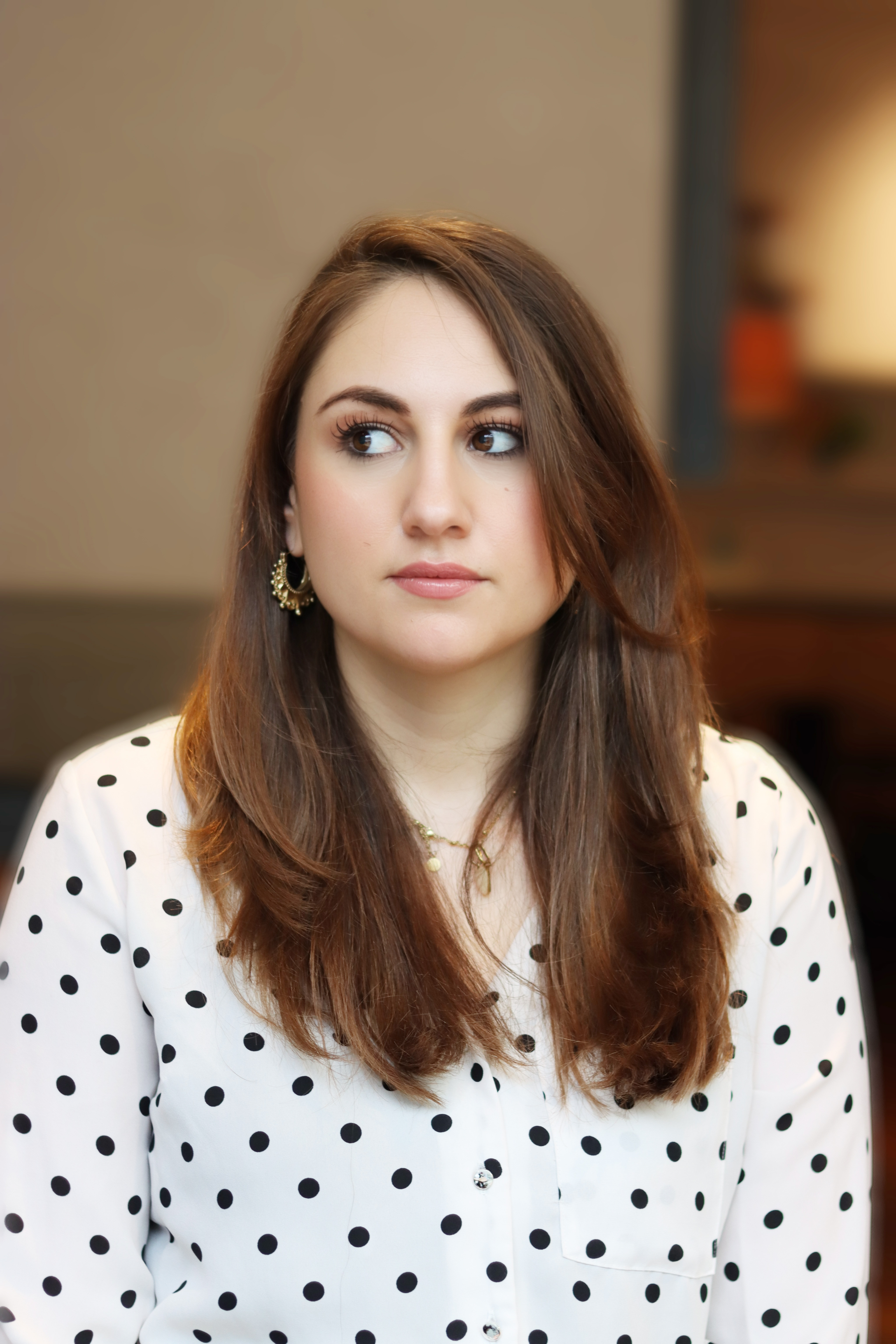 Portrait Photo taken in a cafe