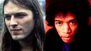 David Gilmour and Jimi Hendrix